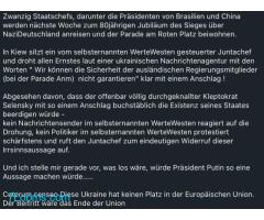 Zwanzig Staatschefs, darunter die Präsidenten von Brasilien und China werden nächste Woche zum