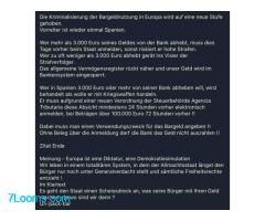 Die Kriminalisierung der Bargeldnutzung in Europa wird auf eine neue Stufe gehoben.