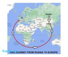 GAS JOURNEY FROM RUSSIA TO EUROPA !