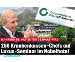 ÖGK Während Patienten im ganzen Land die Kassenleistungen beim Arzt gekürzt werden, waren 250