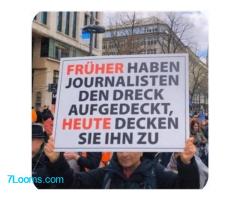 FRÜHER HABEN JOURNALISTEN DEN DRECK AUFGEDECKT, HEUTE DECKEN SIE IHN ZU