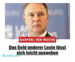 Andreas Babler Kasperl der Woche Das Geld anderer Leute lässt sich leicht ausgeben!