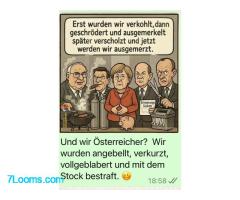 Erst wurden wir verkohlt, dann geschrödert und ausgemerkelt später verscholzt und jetzt werden wir