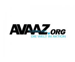30 Monate, um die Welt zu retten; Unterstützung; http://www.avaaz.org/