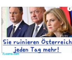 Sie ruinieren Österreich jeden Tag mehr !