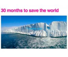 30 Monate, um die Welt zu retten; Unterstützung; http://www.avaaz.org/