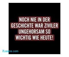 NOCH NIE IN DER GESCHICHTE WAR ZIVILER UNGEHORSAM SO WICHTIG WIE HEUTE !