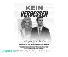 Gedenken an Charlie & Iryna US-Botschaft Wien Boltzmannstraße / Strudelhofgasse) 12.09.25 18:00