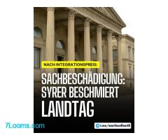 Paradoxer Fall: Integrationspreisträger besudelt Landtag
