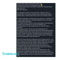 Donald hatte wieder einmal einen guten Tag So einen von der Sorte 