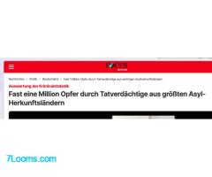 Zwischen 2015 und 2024 wurden in Deutschland laut FOCUS 938.000 Menschen Opfer von Verdächtigen