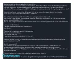 Blanke Hysterie bei den europäischen Kriegstreibern