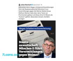 RA Dr. Markus Haintz: Staatsanwaltschaft München II führt Vorermittlungen gegen Weimer !