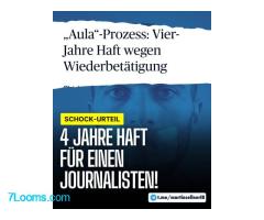 Der ehemalige „Aula“-Chefredakteur, Dr. Martin Pfeiffer, wurde in Graz zu vier Jahren unbedingter Ha