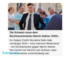 Die Schweiz hat Martin Sellner widerrechtlich ein Einreiseverbot erteilt!