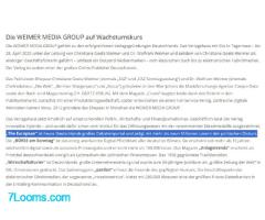HAINTZ.media verklagt Weimer Media Group auf Unterlassung der Aussage, dass „The European“