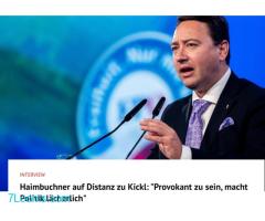 Offenbar scheint der ach so provokante Kurs von Kickl doch sehr erfolgreich zu sein. 44% sind nicht