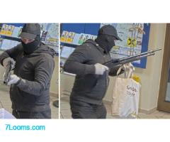 Wir suchen den Pumpgun Bankräuber der Raiffeisenbank in Deutsch Jahrndorf vom 22. Dez. 2025!