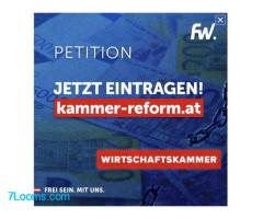 Pflichtmitgliedschaft beenden Kammer reformieren! Petition läuft bis 31. März 2026 Leistung statt Lu