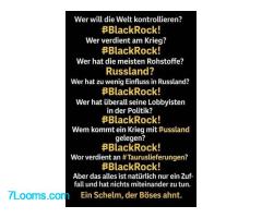 Wer will die Welt kontrollieren? BlackRock! Wer verdient am Krieg? BlackRock!