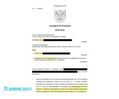 Landgericht Potsdam verhängt 2000 € Ordnungsgeld gegen die Sodenkamp & Lenz Verlagshaus GmbH