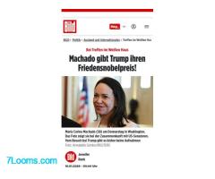 Die PRO-KRIEGS-Agenda der Friedensnobelpreisträgerin Machado ENTHÜLLT