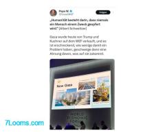 Das Geschäft: VÖLKERMORD beim WEF wird die Ausbeutung Gazas zur Schau gestellt & die Globalisten