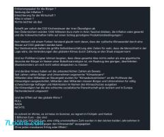 Entlastungspaket für die Bürger ?  Senkung der Inflation ?  Erleichterung für die Wirtschaft ? Alles