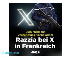 ++EILT: Polizei-Razzia bei X in Frankreich ++ Musk zur Vernehmung vorgeladen