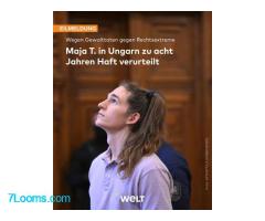 Mja T. in Ungarn zu 8 Jahren Haft verurteilt; Naja, für nicht hat jemand, der mit dem Hammer aus dem