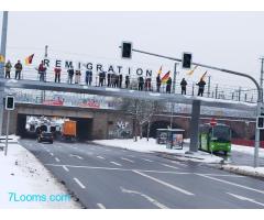 REMIGRATIONSBRÜCKENAKTION Freitag, 13. Feb. 2026, 15.00 - 16.00, auf der Fußgängerbrücke;