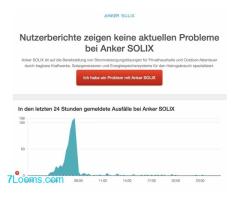 Ausfall der Anker Cloud der Anker Solarbank3 E2700 Pro am 10.März 2026