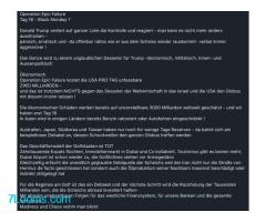 Operation Epic Failure  Tag 16 - Black Monday ?   Donald Trump verliert auf ganzer Linie die Kontrol