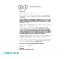 After much reflection, I have decided to resign as Director of the National Counterterrorism Center,