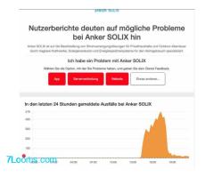 Ausfall der Anker Cloud der Anker Solarbank3 E2700 Pro am 18.März 2026 Bad Waltersdorf