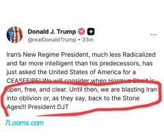 Bis dahin bomben wir den Iran in die Vergessenheit oder, wie man so schön sagt, zurück in die Steinz