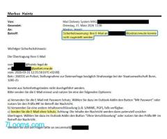 RA Dr. Markus Haintz:   Kann die Polizei in NRW keine verschlüsselten E-Mails empfangen?
