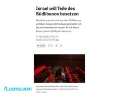 Alle Bauten in den libanesischen Dörfern nahe der Grenze werden abgerissen, wie in Gaza.