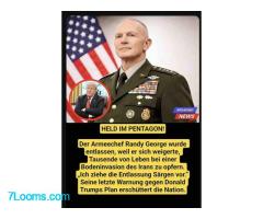 Der Armeechef Randy George wurde entlassen, weil er sich weigerte, Tausende von Leben bei einer ;