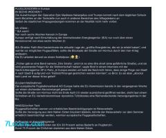 FLUGLOCKDOWN in Europa  IN SECHS WOCHEN Die Auswirkungen der Operation Madness Netanjahus