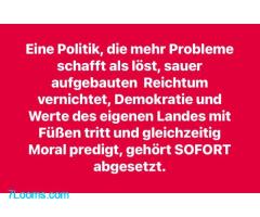 Eine Politik, die mehr Probleme schafft als löst,   sauer aufgebauten Reichtum vernichtet,