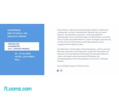 KONFERENZ  DER POTENZIAL DES BEWUSSTE WESENS 06 - 07.06.2026  HOTEL JUFA-WIEN ;