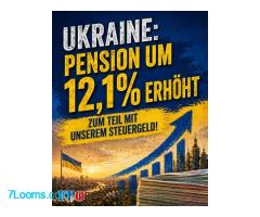 Der Gipfel der Ungerechtigkeit ist erreicht die Ukraine erhöht die Pensionen um 12,1 Prozent ;