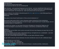 Das chinesische Social Credit System  Ein dystopisches Märchen das sich hartnäckig hält ;