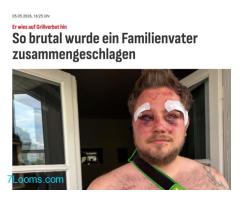 Deutsche müssen im eigenen Land kuschen, sonst sind sie tot oder werden behindert geschlagen. ;