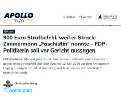 Strack-Zimmermann erneut als Zeugin in einem Beleidigungsprozess geladen.