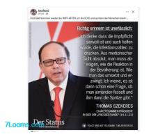 Hier einer der Hauptpandemieverbrecher.