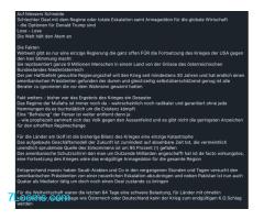 Schlechter Deal mit dem Regime oder totale Eskalation samt Armageddon für die globale Wirtschaft