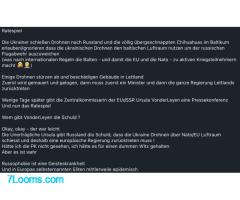 Die Ukrainer schießen Drohnen nach Russland und die völlig übergeschnappten Chihuahuas im ;