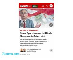 Wir das Volk, Pensionisten, Familien, werden wieder skrupellos von der Räuberregierung abgezockt! ;